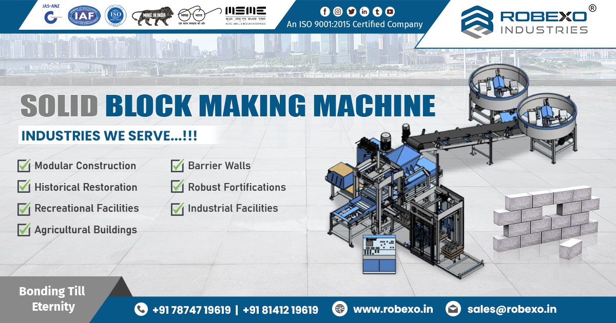 Solid Block Making Machine in Tamil Nadu