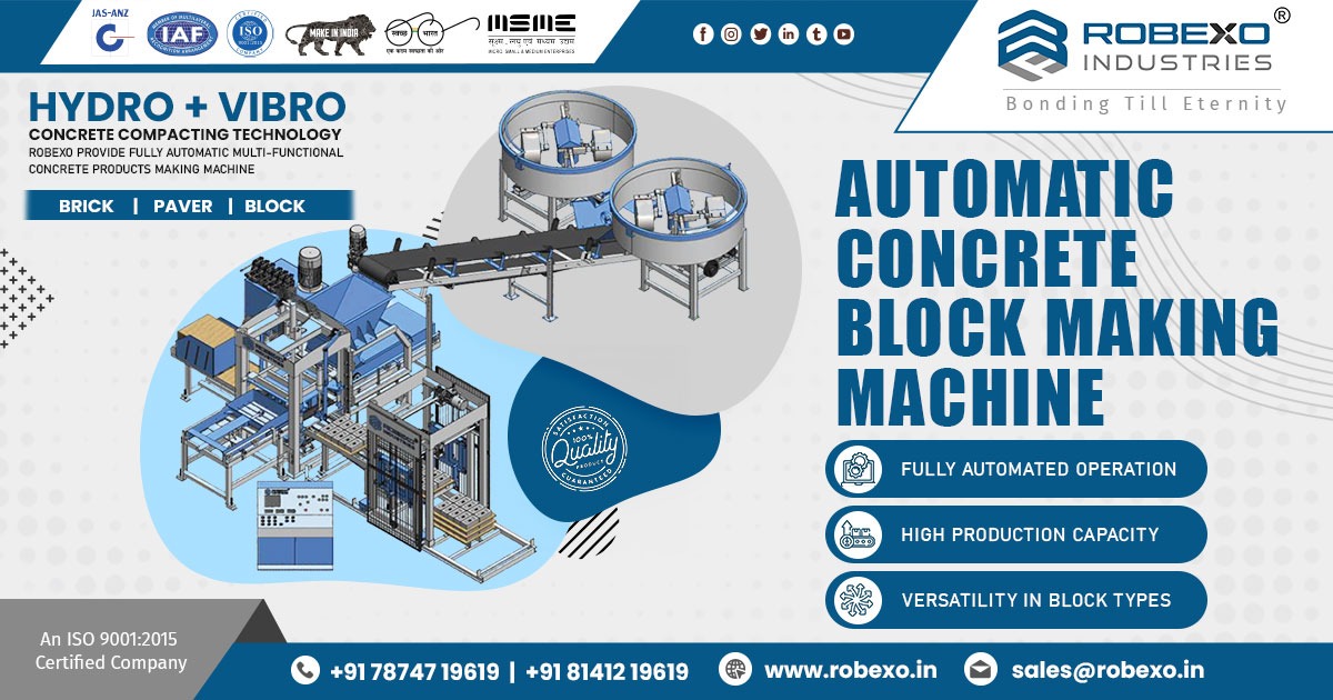 Automatic Concrete Block Making Machine in Karnataka