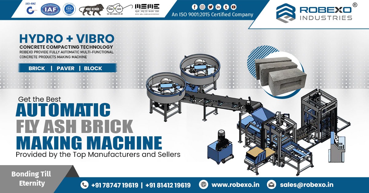 Automatic Fly Ash Brick Making Machine in Tamil Nadu