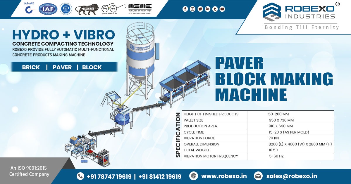 Supplier of Paver Block Making Machine in Tamil Nadu