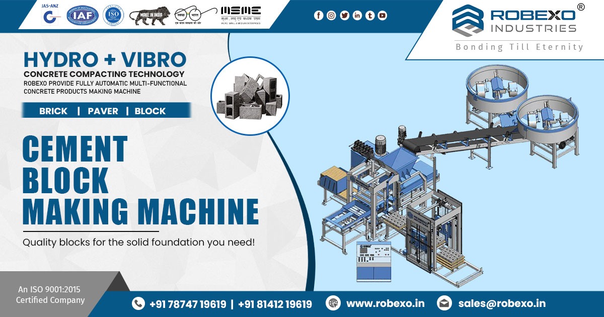 Supplier of Cement Block Making Machine in Karnataka