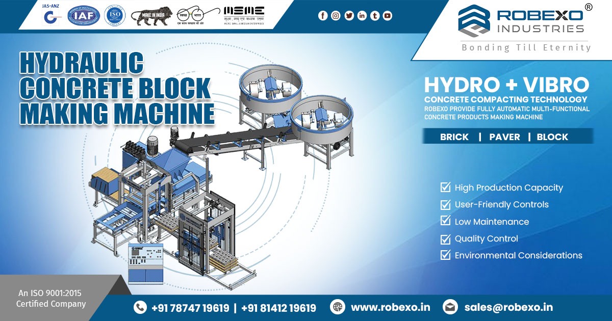 Hydraulic Concrete Block Making Machine in Karnataka