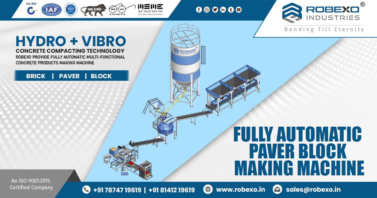Fully Automatic Paver Block Making Machine in Telangana