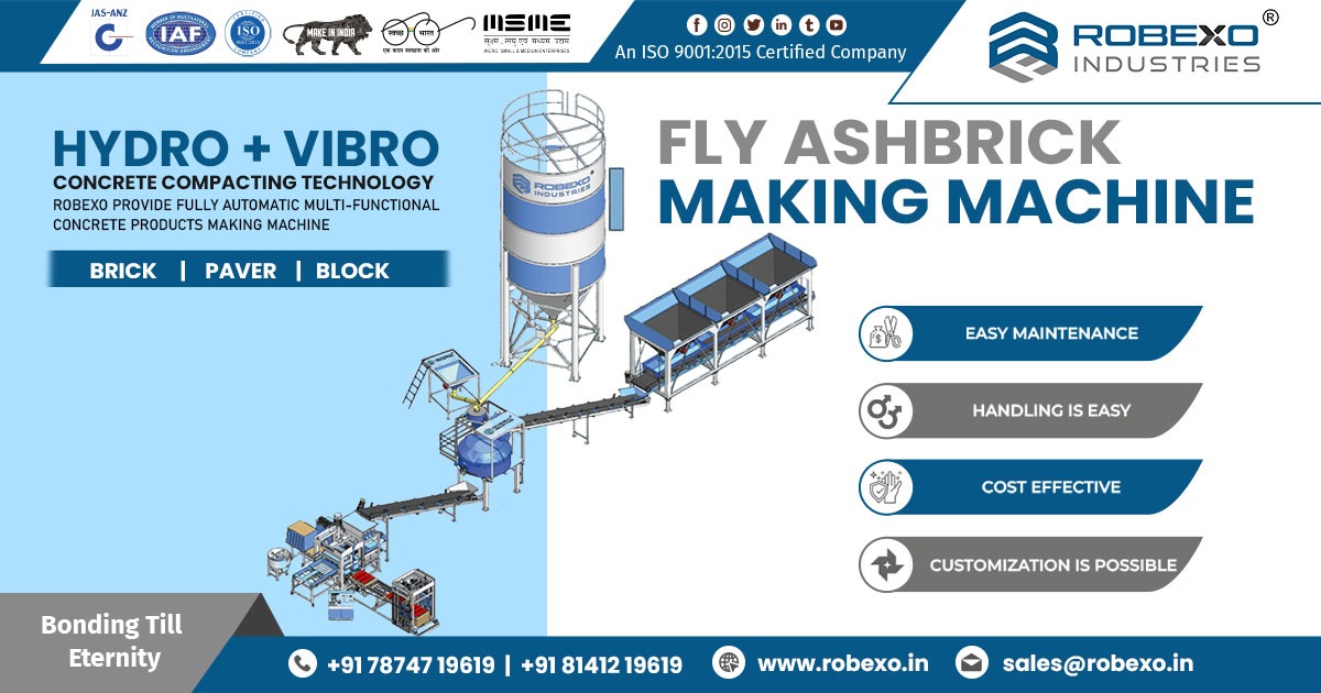 Fly Ash Brick Making Machine in Ahmedabad