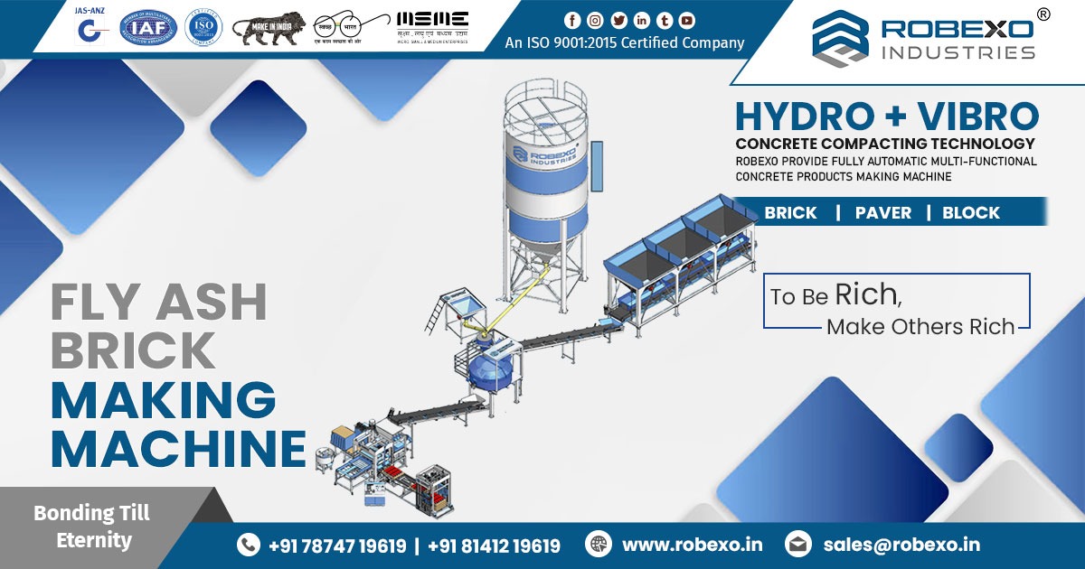 Supplier of Fly Ash Brick Making Machine in Surat