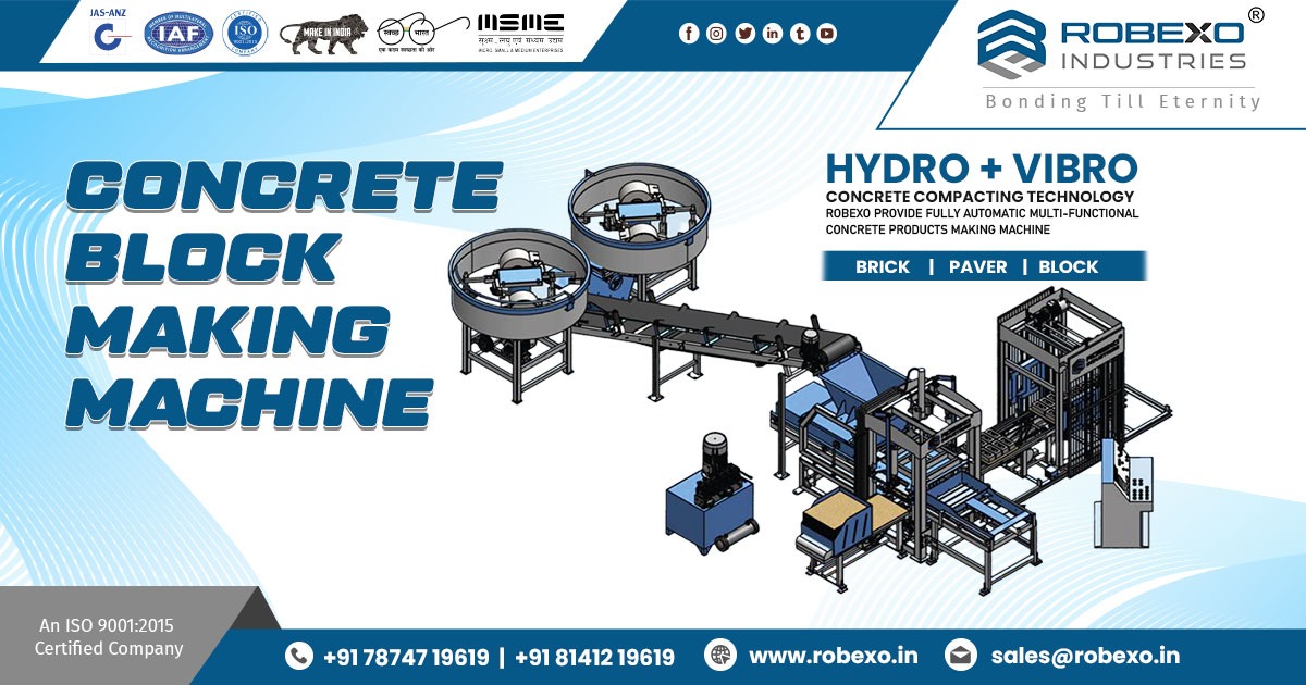Supplier of Concrete Block Making Machine in Surat