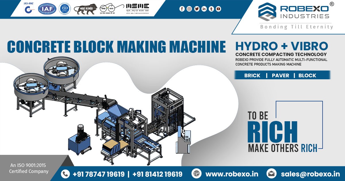 Concrete Block Making Machine in Coimbatore