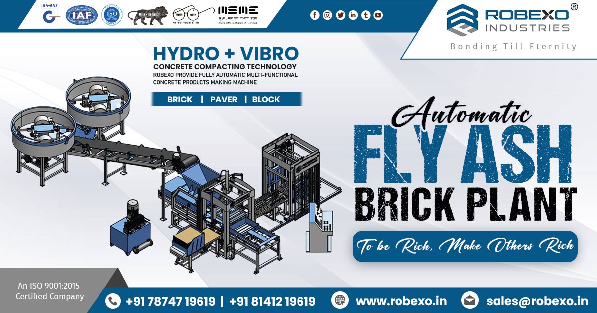 Automatic Fly Ash Brick Making Plant in Gujarat