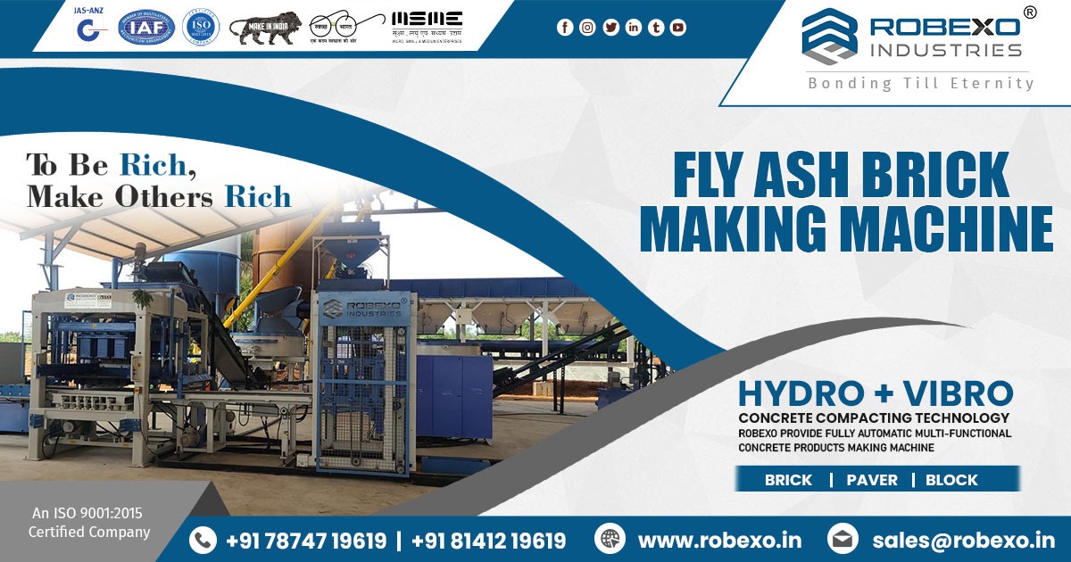 Fly Ash Brick Making Machine in Maharashtra