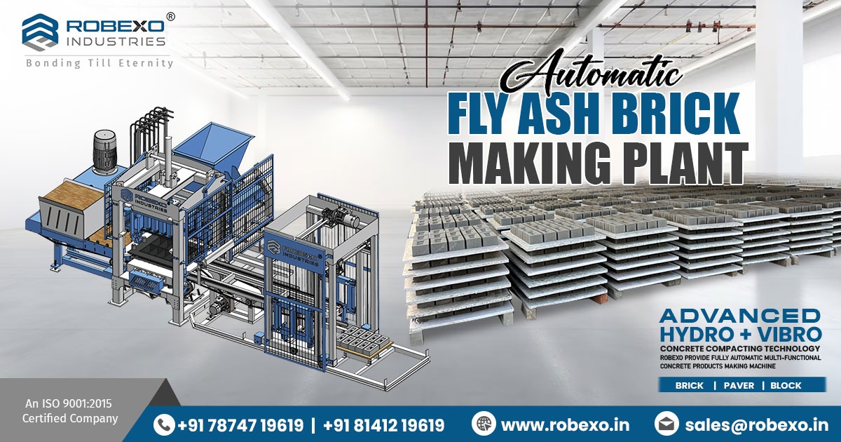 Automatic Fly Ash Brick Making Machine in Bihar