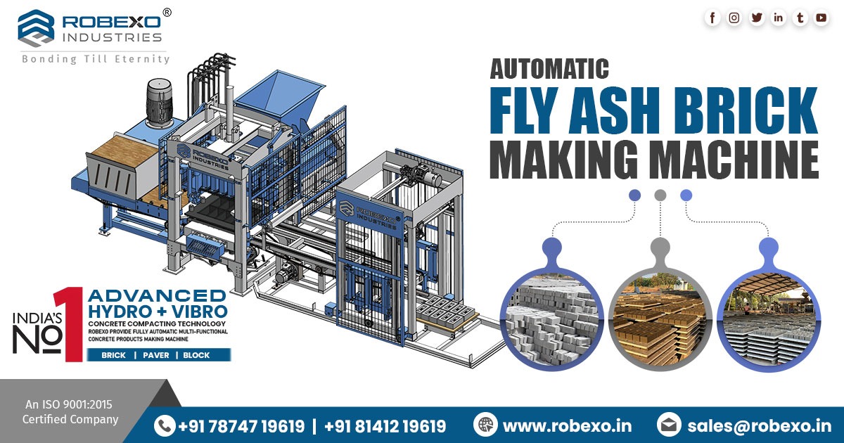 Automatic Fly Ash Brick Making Machine in Gujarat