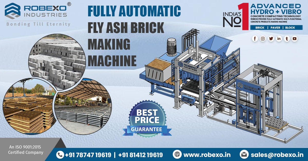 Fully Automatic Fly Ash Brick Making Machine in Gujarat