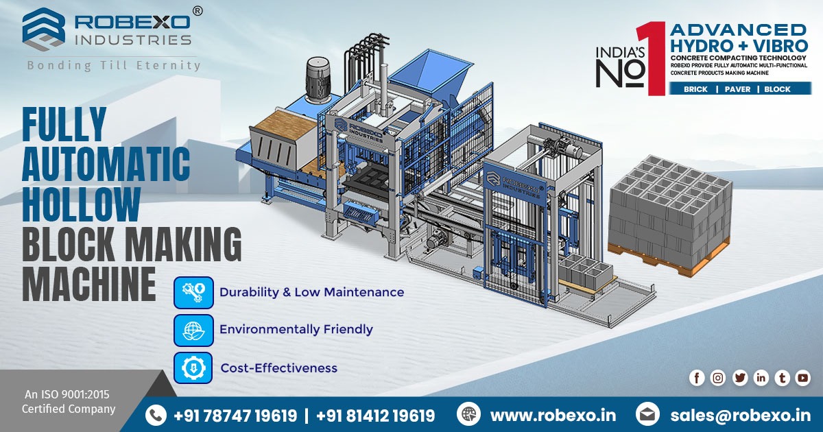 Fully Automatic Hollow Block Making Machine in Karnataka
