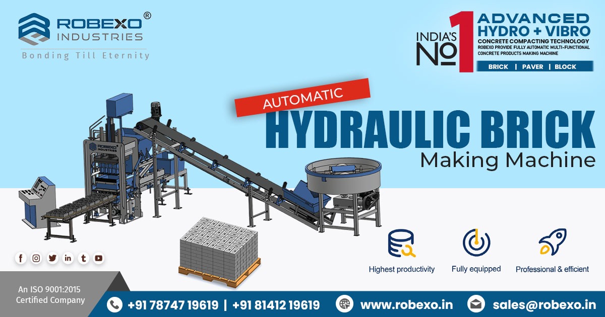 Automatic Hydraulic Brick Making Machine in Gujarat
