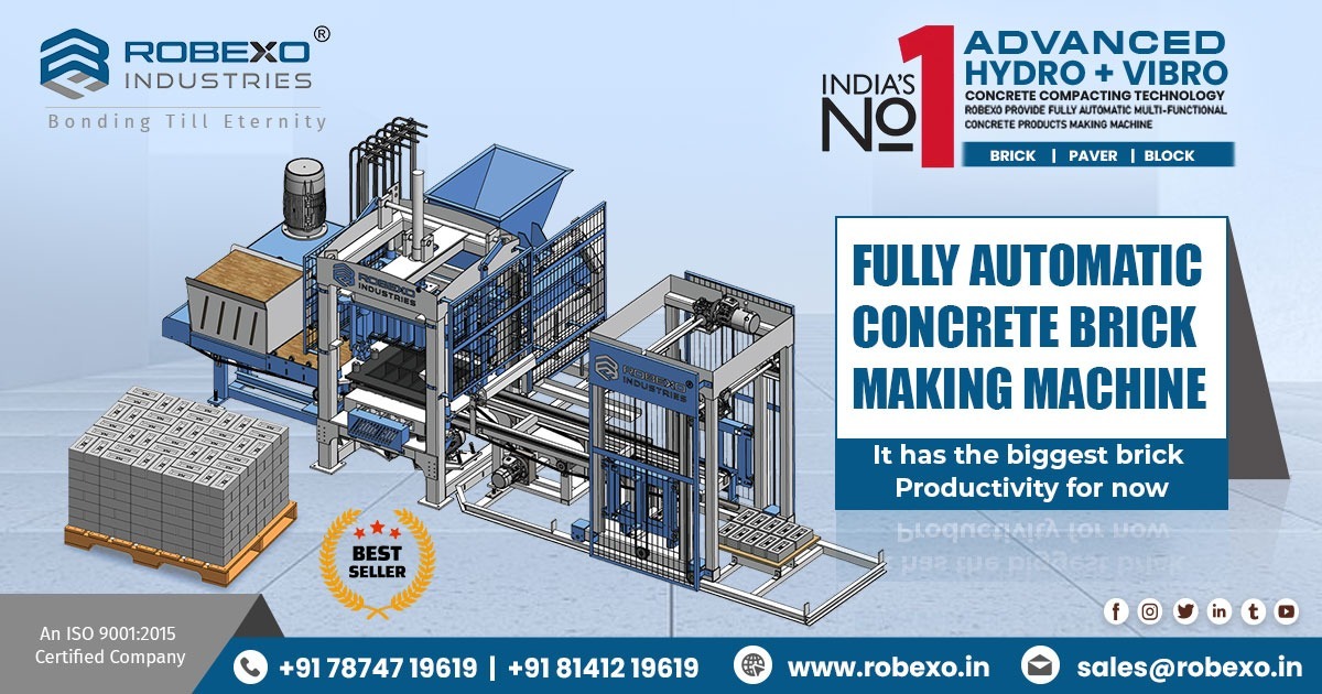 Fully Automatic Concrete Brick Making Machine in Tamil Nadu