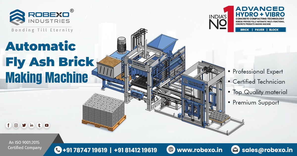 Automatic Fly Ash Brick Making Machine in West Bengal