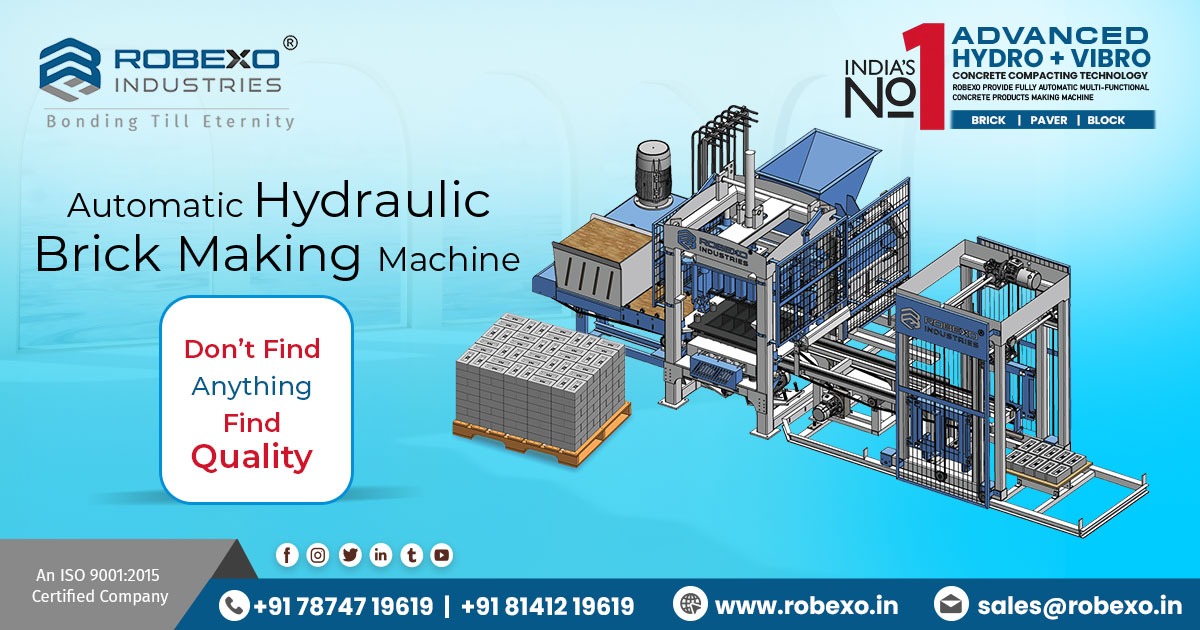 Automatic Hydraulic Brick Making Machine in Maharashtra