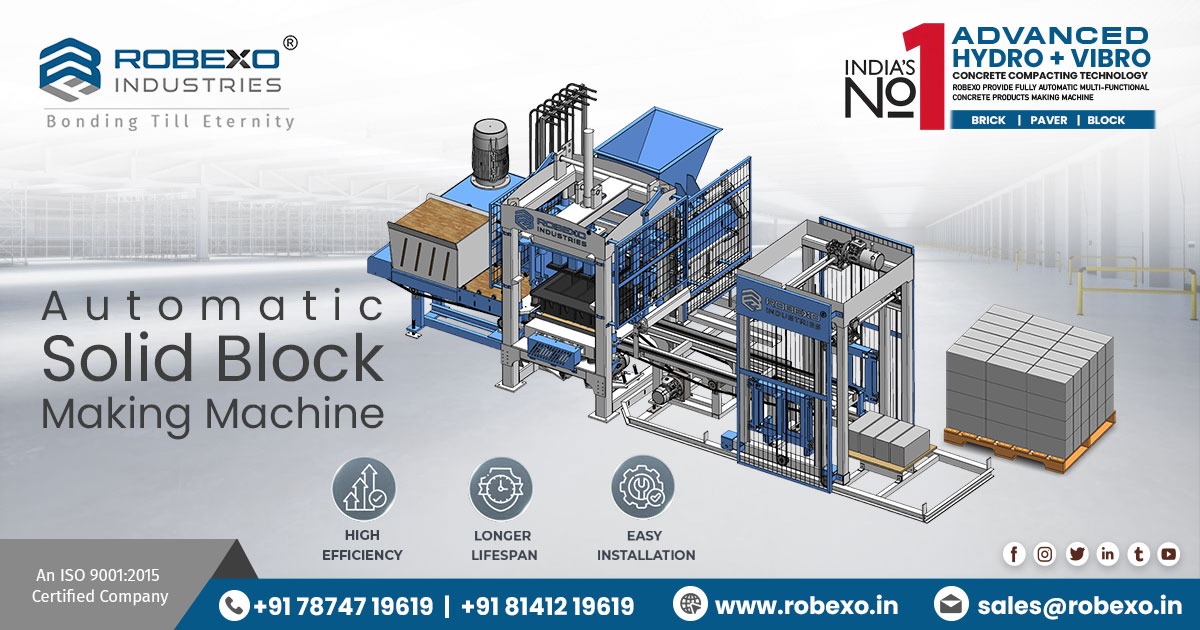 Automatic Solid Block Making Machine in Rajasthan