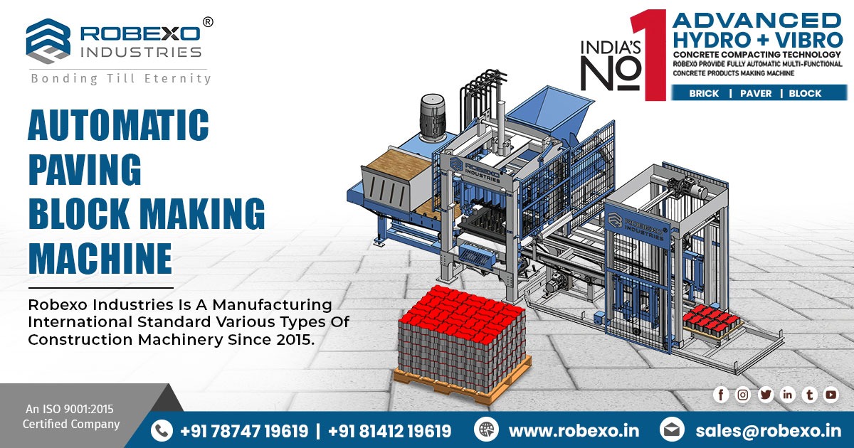 Automatic Paving Block Making Machine in Rajasthan