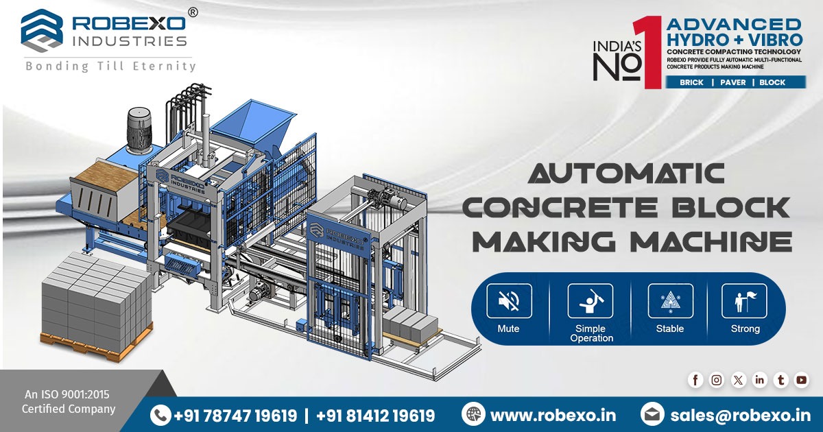 Automatic Concrete Block Making Machine in Rajasthan