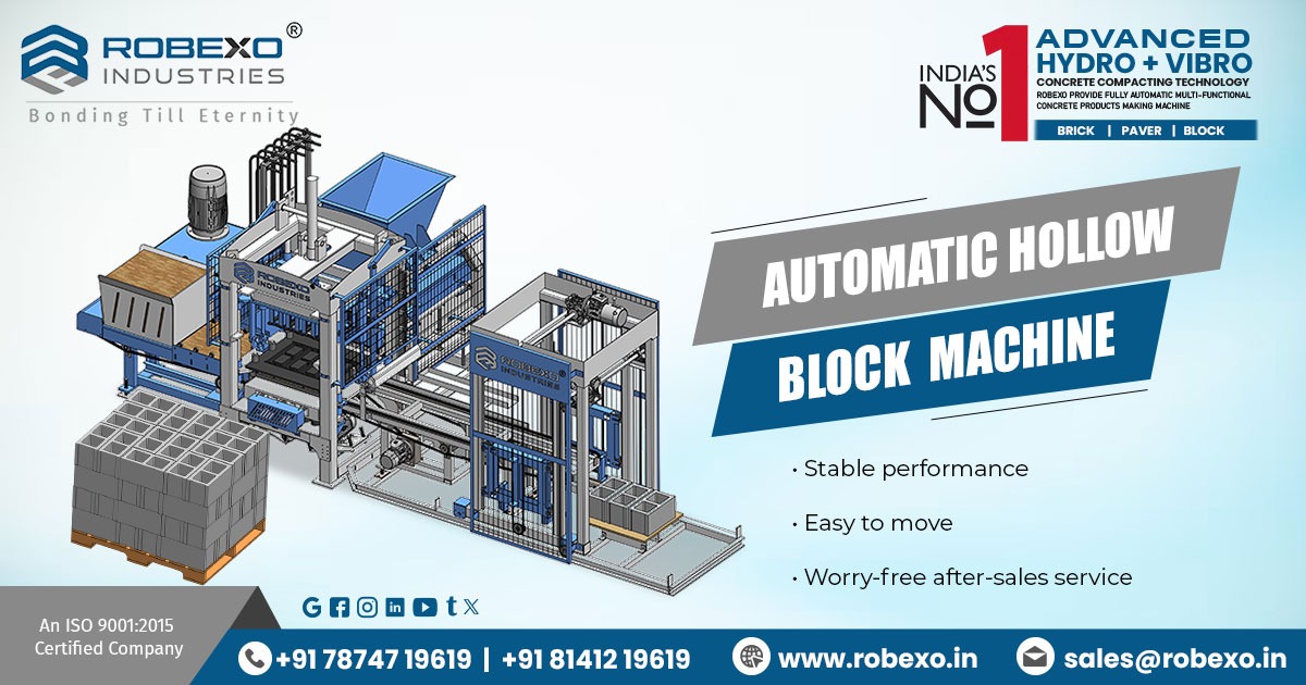 Automatic Hollow Block Making Machine in Andhra Pradesh